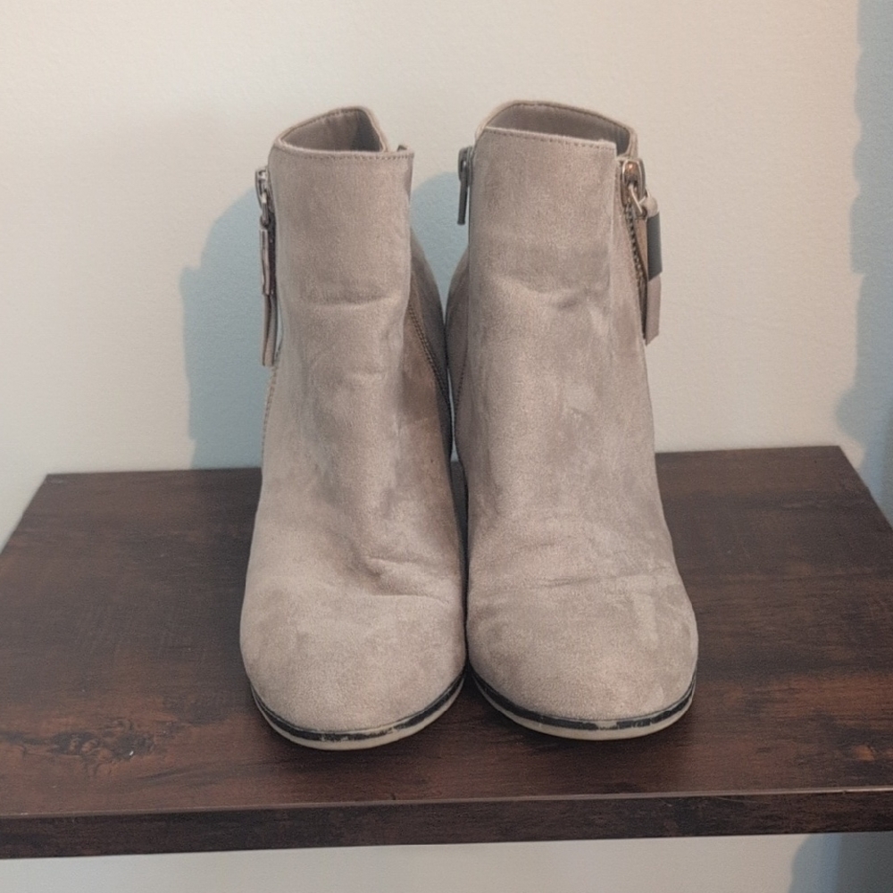 Apt. 9 Taupe Ankle Booties